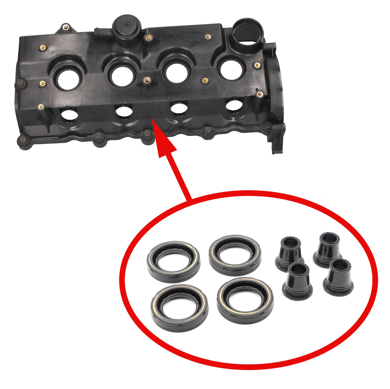 Ремкомплект клапанної кришки Opel 1.7D 5607251, 98001142, 55573764, 98014752