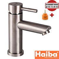 Смеситель для умывальника HAIBA SUS-001-A из нержавеющей стали