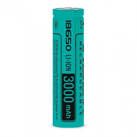 Акумулятор Li-ion Videx 18650 3000mAh 3,7V з клемою