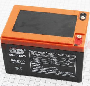 Акумулятор тяговий 6DZF13 12 V  13 Ah дитячих електроквадроциклів