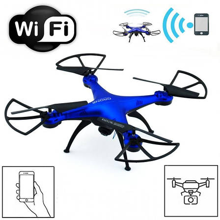 Квадрокоптер 1 One Million Drone з WiFi камерою, синій, фото 1