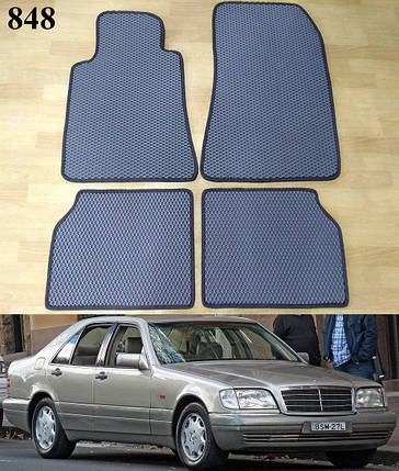 Килимки ЕВА ув салон Mercedes S-class W140 '91-98 Shot, фото 1