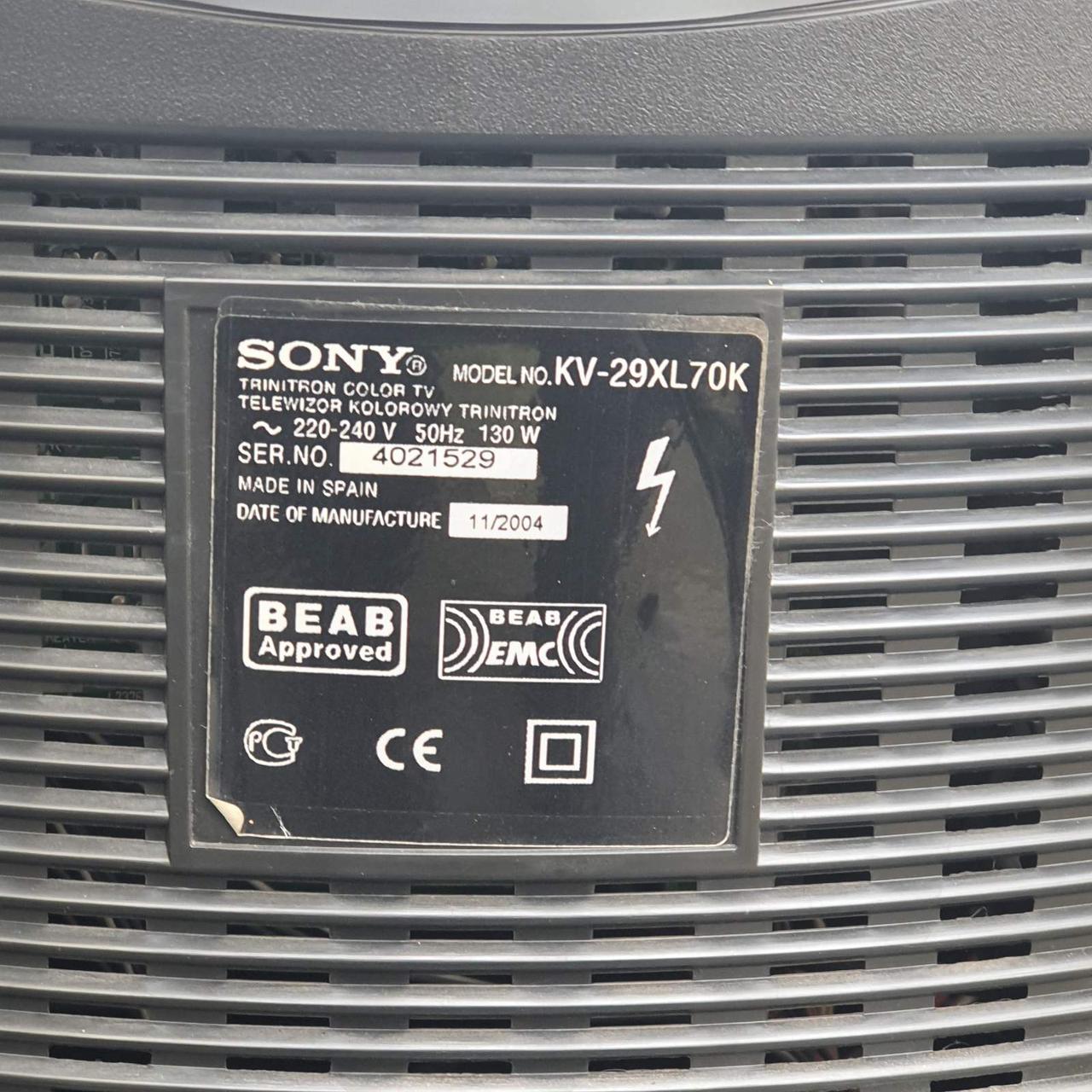 Телевизор Sony Trinitron (51 см) Б/у в идеальном состоянии с пультом, функция PIP (картинка в картинке) - фото 8 - id-p64090593