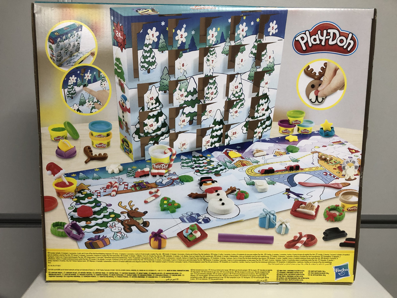 Адвент календарь Play-Doh Большой игровой набор Плей До Advent Calendar (F2377) - фото 2 - id-p1445907224