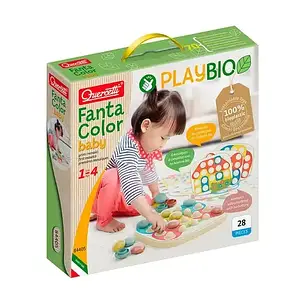 Набір серії "Play Bio" - Для занять мозаїкою Fantacolor Baby (фішки (21 шт.) + дошка), фото 2