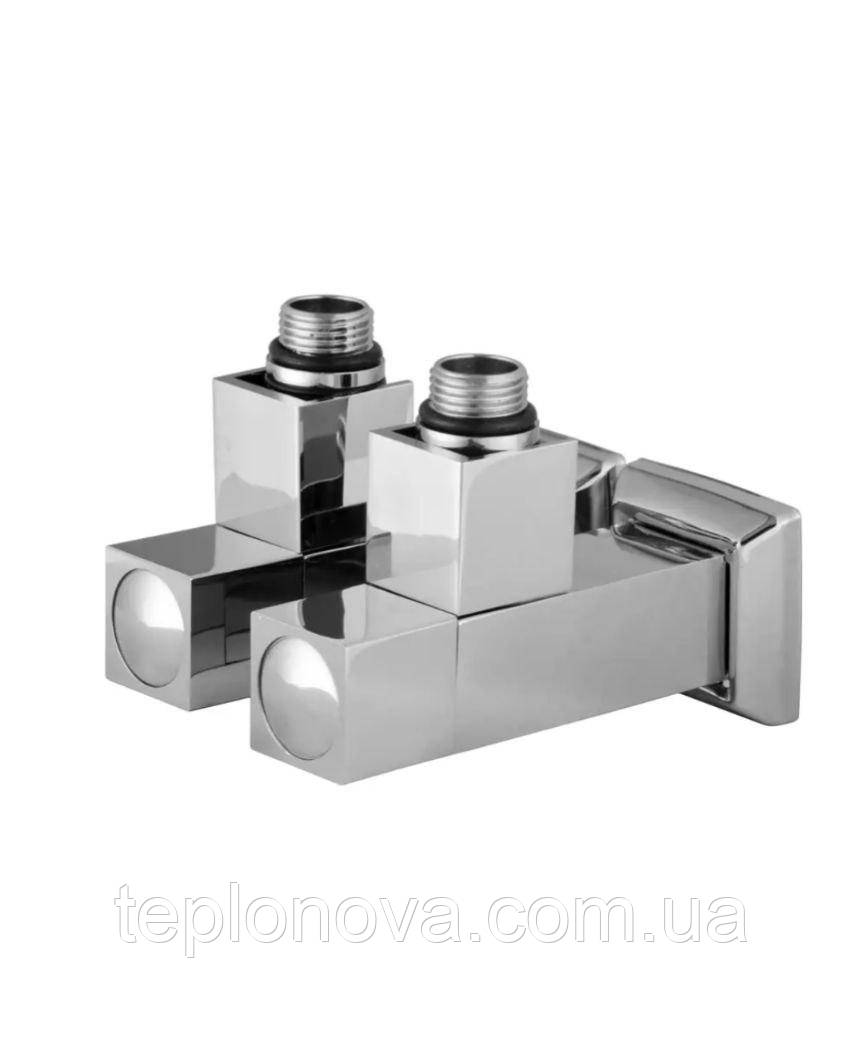 Крани для рушникосушки LUX Хромовані Solomon 1/2" Chrome LUX