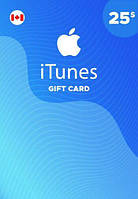 ITunes Gift Card 25 CAD для App Store код сертификат карта пополнения счета iTunes Store и AppStore