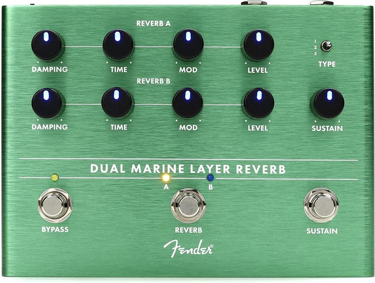 Педаль ефектів Fender Pedal Dual Marine Layer Reverb