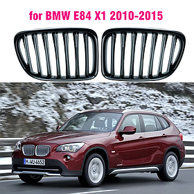 Решітка ноздрі BMW (БМВ) X1 series (E84) 2009-2015 Глянець