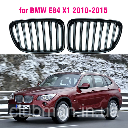 Решітка ноздрі BMW (БМВ) X1 series (E84) 2009-2015 Глянець, фото 1