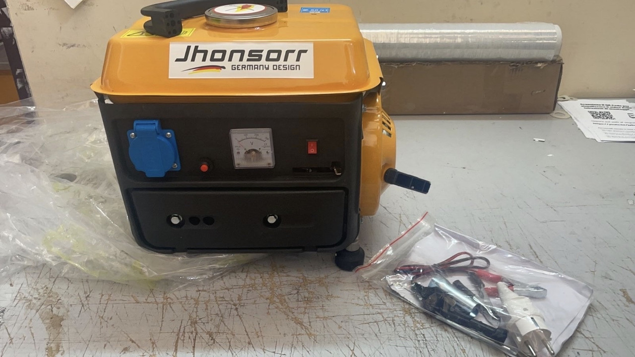 Бензиновий генератор Jhonsorr 1 кВт