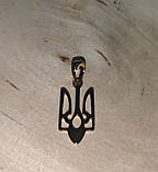 Золотистий кулончик — герб України "Тризуб" від студії LadyStyle.Biz, фото 4