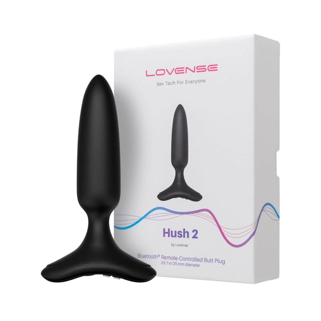 Анальна смарт- Вібропробка Lovense Hush 2, розмір XS (діаметр 2,5 см)