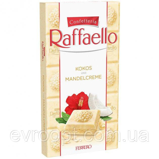 Шоколад Raffaello білий з мигдалем та кокосовою стружкою 90 г