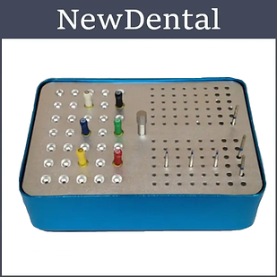 Ендо Бокс JA 24,120 Інструмента, Інструменти - 35. Бори FG-72, Борі RA-24 Пурпурний