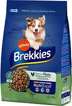 Brekkies Dog Chicken з куркою 3 кг для собак всіх порід повноцінний раціон сухий корм