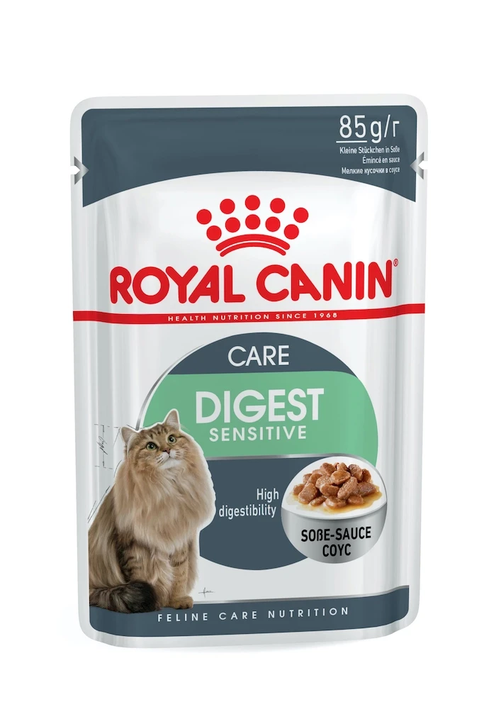 Вологий корм Royal Canin (Роял Канін) Digestive Sensitive для кішок з чутливим травленням, 85гх12