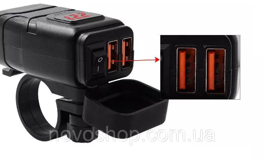 Зарядний пристрій WUPP Square Dual Charger QC 3.0 CS-854