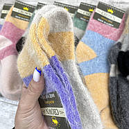 Жіночі шкарпетки з ангори теплі Crown (різнокольорові), фото 3