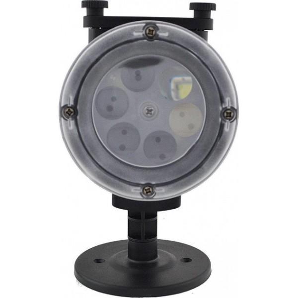 Садовий проектор новорічний 12 слайдів з пультом Garden Projector Card8884773