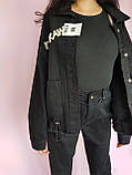 Костюм-двійка джинсовий Raw  12043-002 Чорний, фото 9