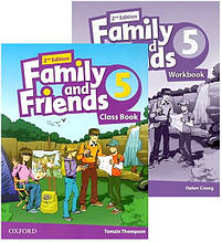 Комплект Family and Friends (2nd Edition) 5 Class Book + Workbook / Підручник + зошит з англійської мови