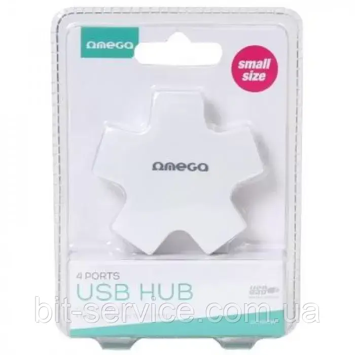 Концентратор USB Hub Omega (4порти)