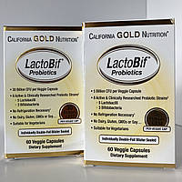 California Gold Nutrition Пробіотики LactoBif (5 млрд КУО), 10 капсул