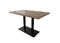 Опора для барного стола Тренд 2 hoker двойная металл черный бархат высота 1000h мм (Металл-Дизайн ТМ)