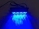 Стробоскоп LED 04В 12В. синій або червоно-синій. Проблисковий маячок, фото 8