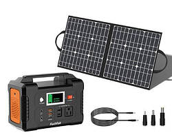 Портативний сонячний генератор FlashFish E200 40800mAh + Panel SP50