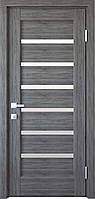 Двери межкомнатные Bristol (Линнея) KFD бук графит стекло Сатин 60,70,80,90
