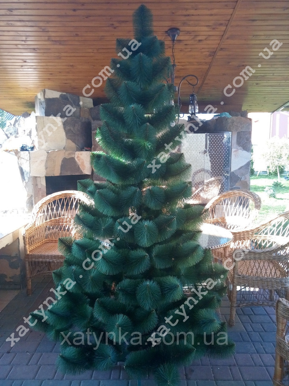 Новогодняя сосна искусственная "Изумрудно-зеленая" 1.5м елка новогодняя реалистичная - фото 6 - id-p1702695755