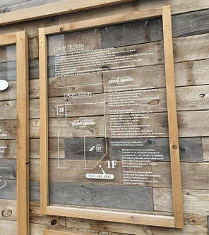 Дошка меню в рамці з прозорим фоном та наклейкою (за Вашим дизайном). Розмір індивідуальний., фото 3