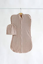 Євро пелюшка на блискавці з шапочкою "Strip", Моко