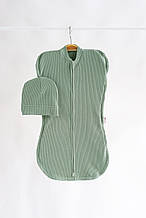 Євро пелюшка на блискавці з шапочкою "Strip", Лаврова