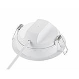 Світильник без сліпучого ефекту та видимої пульсації Philips 59465 MESON 125 13W WH SQ recessed, фото 5