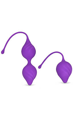 Набір вагінальних кульок Duo Ball колір фіолетовий