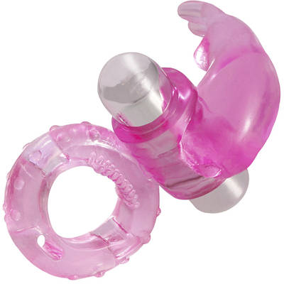 Ерекцоване кільце Cuddle Vibro Pro 7режимів вібрації колір рожевий