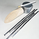 Набір для лудіння Паста Wurth 50g, Олов'яні стрижні Monch 4 прута, лопатка, фото 2