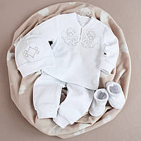 Крестильный набор для новорожденных детей Ангелочки від ТМ Ладан