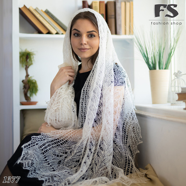 оренбурзький палантин шарф павутинка