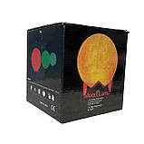 Настільна лампа світильник 3D Космос із пультом, фото 3