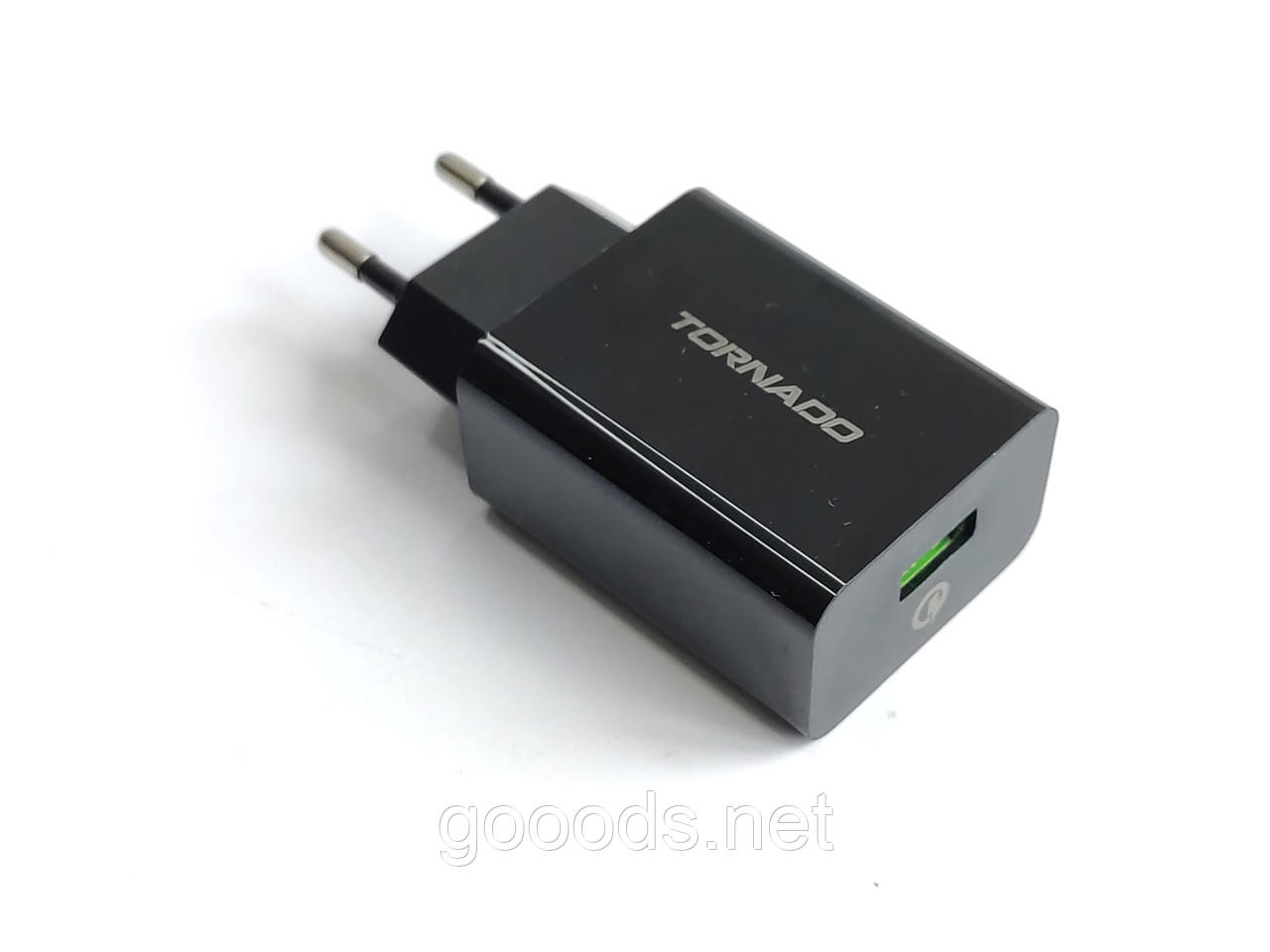 Блочок для швидкої зарядки TORNADO TD-15 QC3.0 BLACK