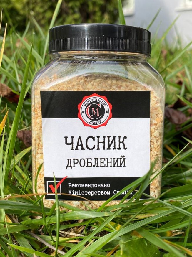 Часник дроблений сушений 3*3, 230г