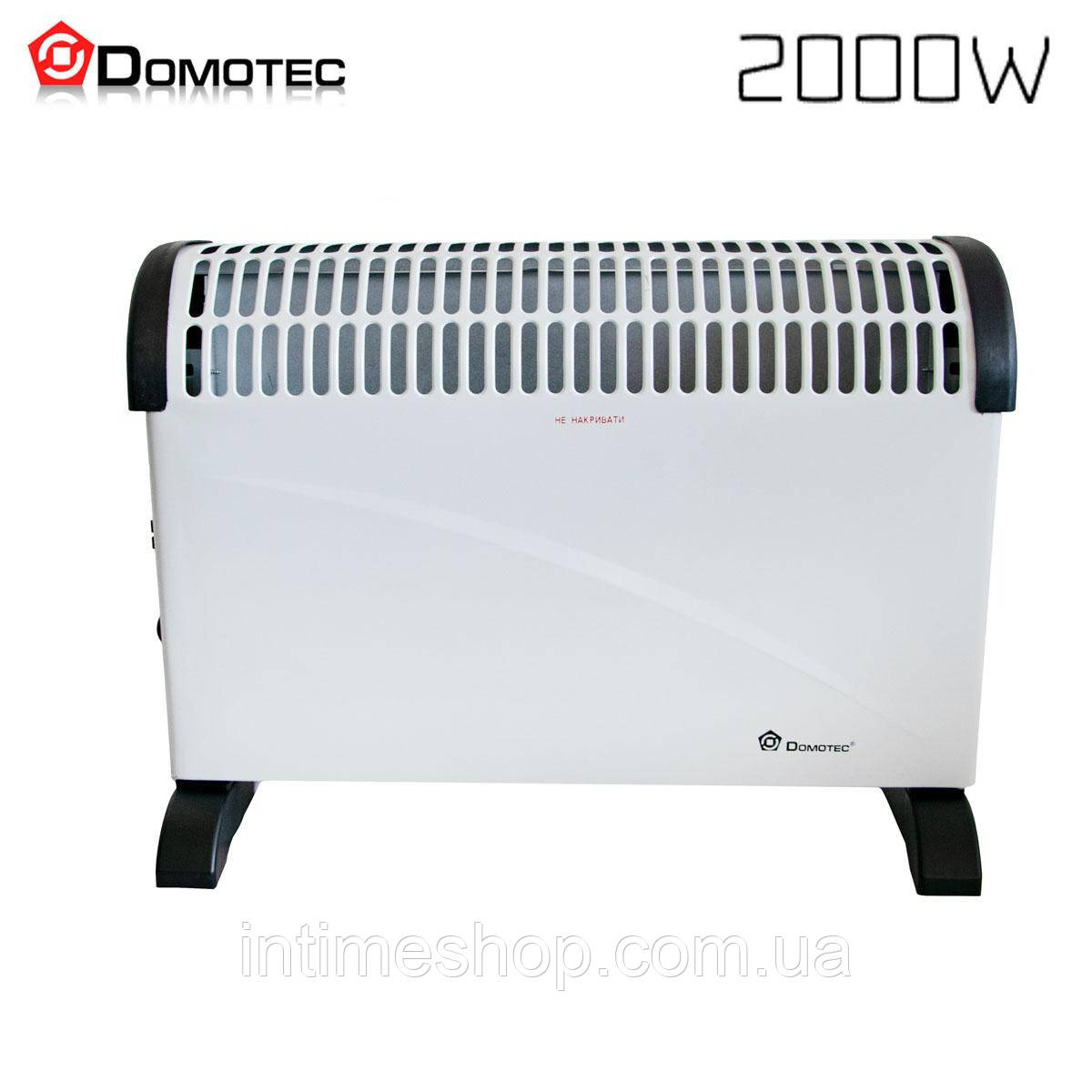 Конвектор электрический Domotec MS 5904 2000Вт портативный электрообогреватель, электро камин для дома (TI) - фото 1 - id-p1702729365
