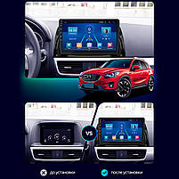 Штатна магнітола Lesko для Mazda CX-5 I 2011-2015 екран 9" 6/128Gb 4G Wi-Fi GPS Top, фото 4