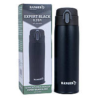 Термокухоль Ranger Expert Black неіржавка сталь Чорний 350 мл (RangerTM)