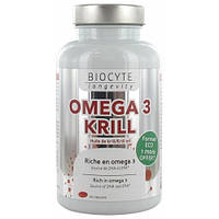 Омега 3 Крыль Диетическая добавка Biocyte Longevity Omega 3 Krill 90 капсул