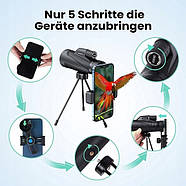 МОНОКУЛЯРНИЙ ТЕЛЕСКОП тримач Gobees GB-3001, фото 3